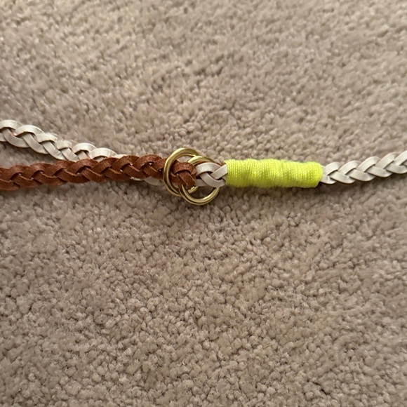 JCREW Braided skinny Leather BELT - Picture 4 of 6